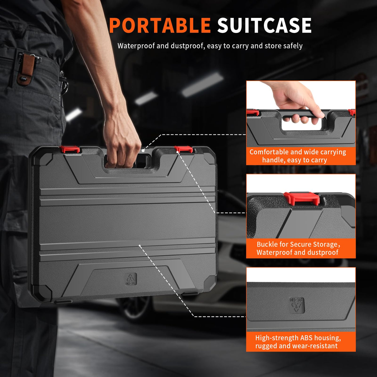 SKEAP anti-slip rubber pad close-up protecting tank and platform