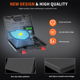 SKEAP open carrying case with scale and accessories for secure transport