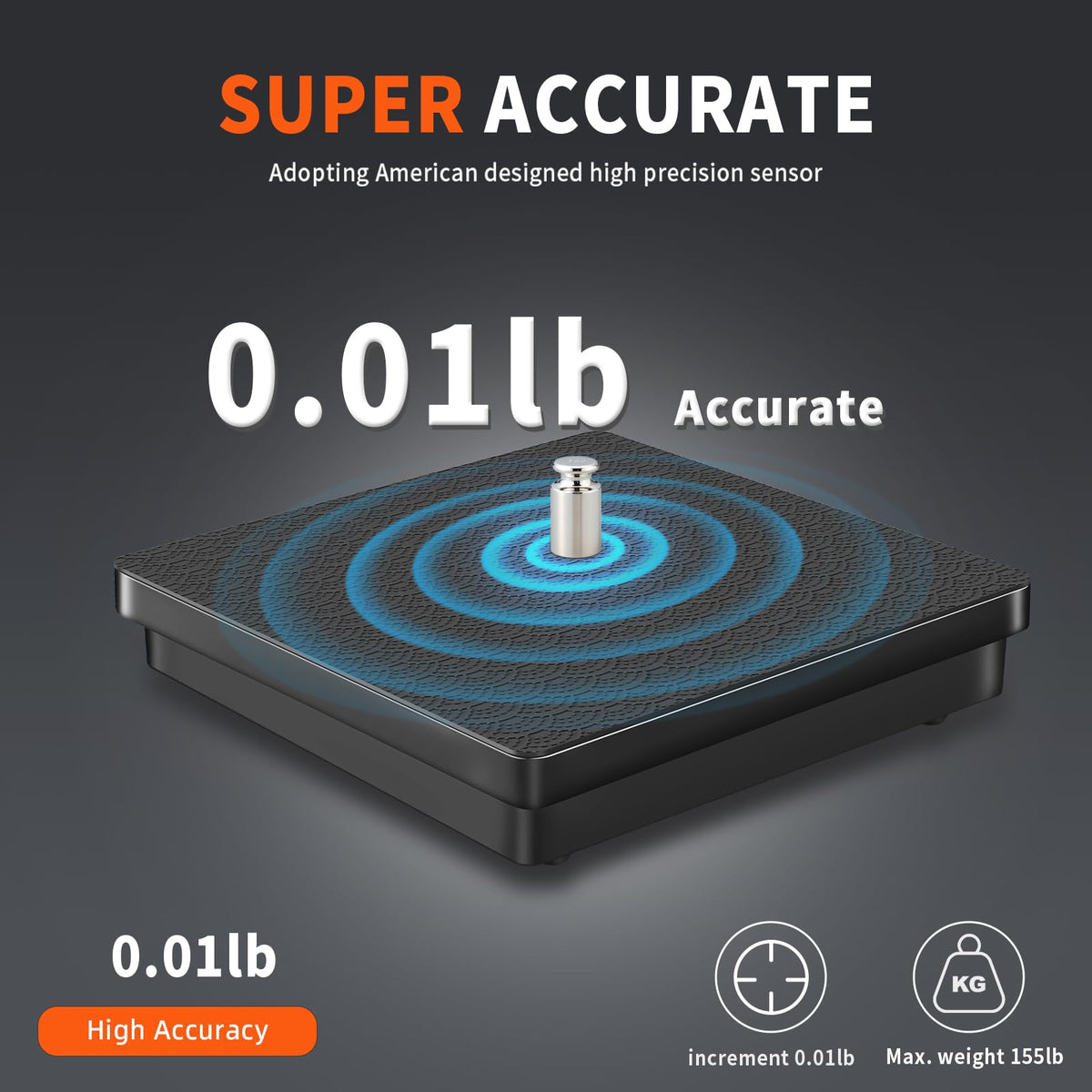SKEAP close-up of load cell and platform ensuring precise readings