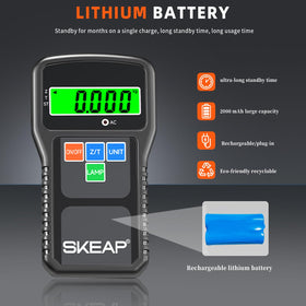 SKEAP backlit LCD and wired remote for convenient on-site control
