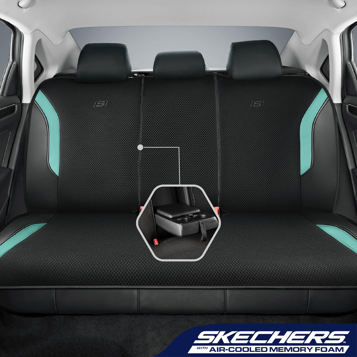 Skechers Air-Cool Mesh detail showing breathability and airflow
