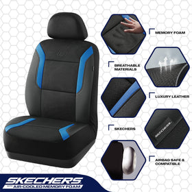 Skechers air-cool mesh detail showing breathability benefit