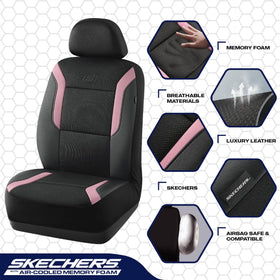 Skechers air-cool mesh top detail for breathability and airflow