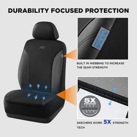 Skechers airbag seam showcase proving compatibility and safe deployment