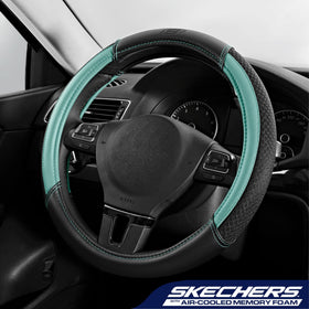 Skechers close-up of air-flow mesh texture for cooler, breathable hand contact