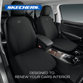 Skechers close-up fabric texture highlighting breathable polyester comfort
