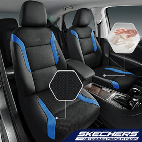 Skechers memory foam close-up illustrating plush support