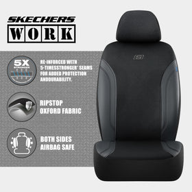Skechers close-up of oxford fabric texture highlighting durable surface