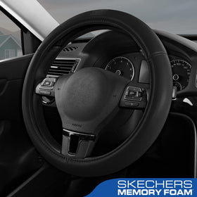 Skechers protein leather close-up texture showing smooth durable finish
