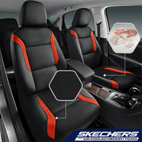 Skechers memory foam close-up highlighting thick cushioning benefit