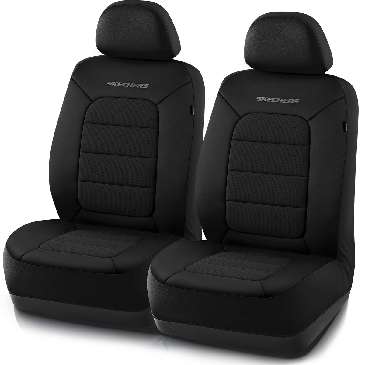 Skechers full front seat cover fitted showing comfort and protection