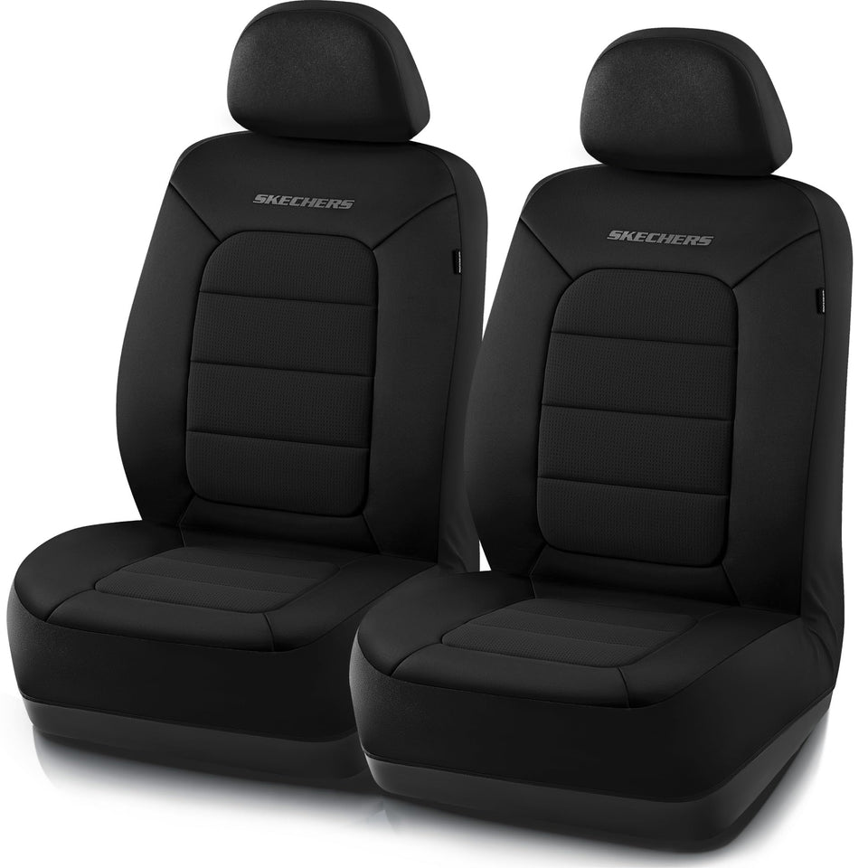 Skechers full front seat cover fitted showing comfort and protection