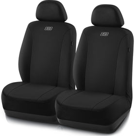 Skechers front seat cover full view showing sleek protection and comfort