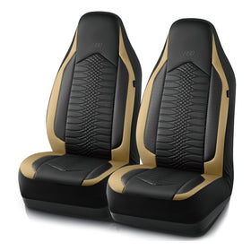 Skechers front seat cover full view showing tailored fit and protection