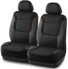 Skechers front seat full view showing complete fit and protection
