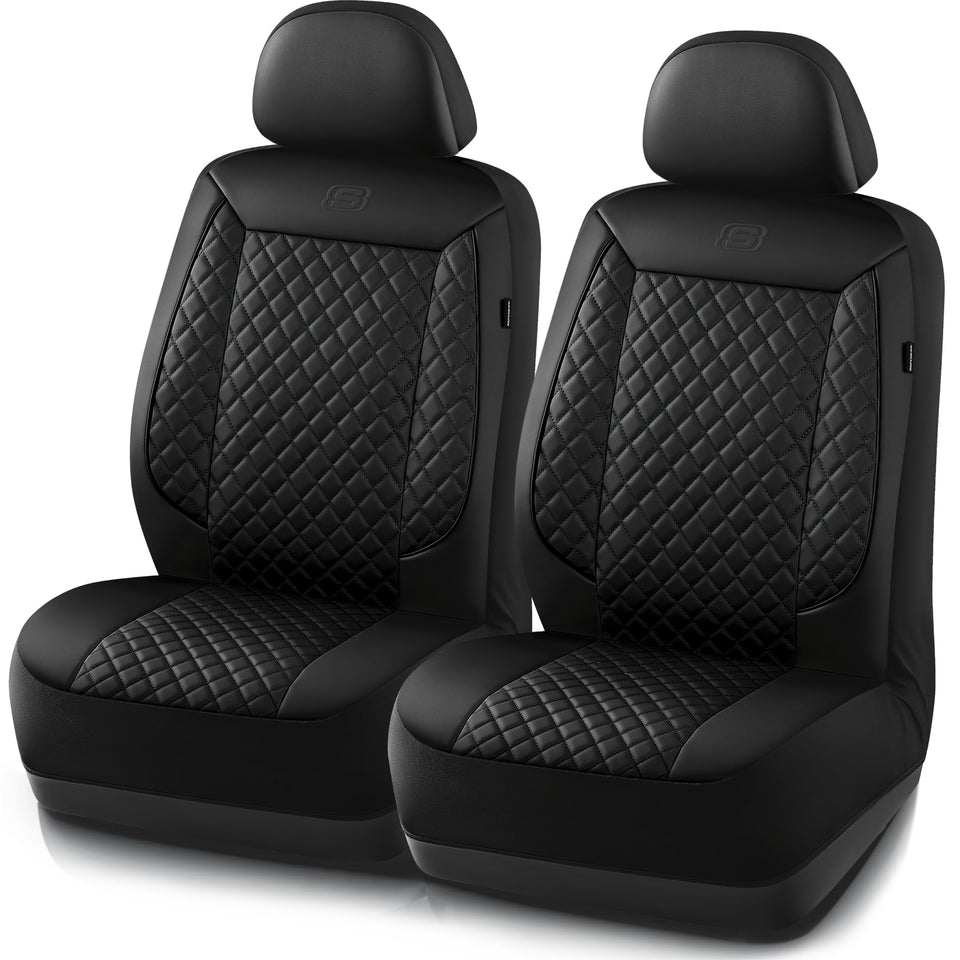 Skechers front seat cover full view showing sleek protection and style