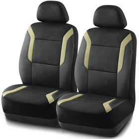 Skechers full front seat cover installed showing fit and protection