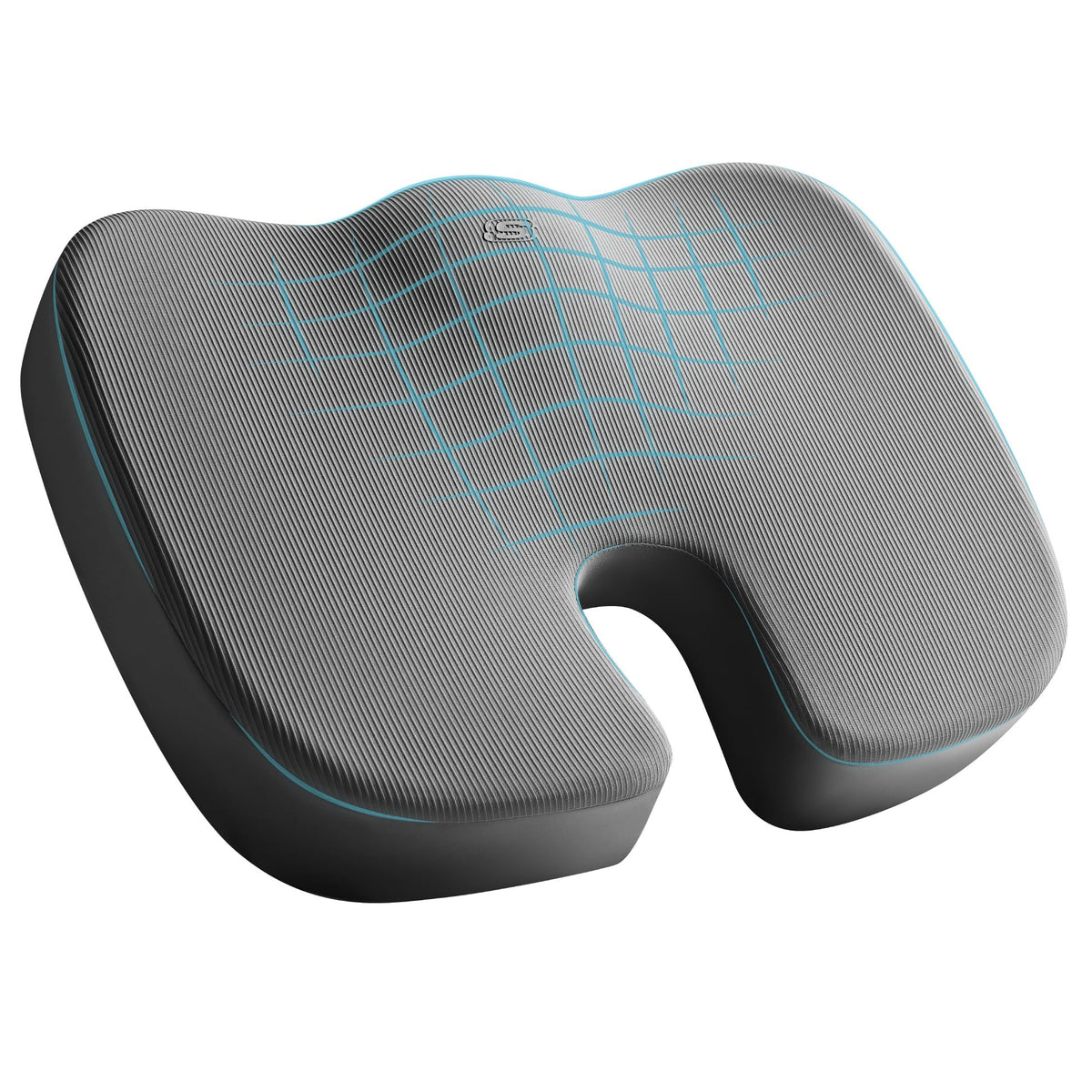 Skechers front view of cushion showing ergonomic shape and immediate comfort