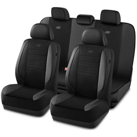 Skechers full set front view showing complete seat protection and refined style