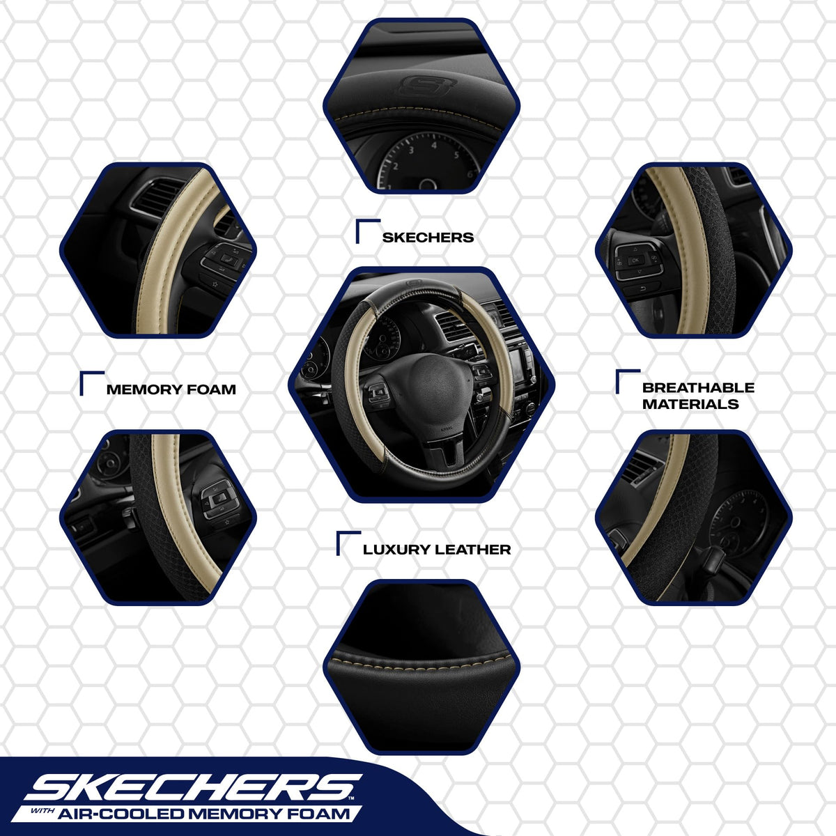 Skechers inner anti-slip rubber points increase stability and prevent shifting