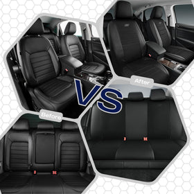 Skechers installed in SUV interior showing improved comfort and upgraded look