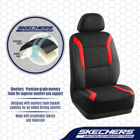Skechers installed in SUV lifestyle image showing comfort and refreshed interior