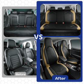 Skechers installed in SUV lifestyle shot highlighting stylish interior upgrade