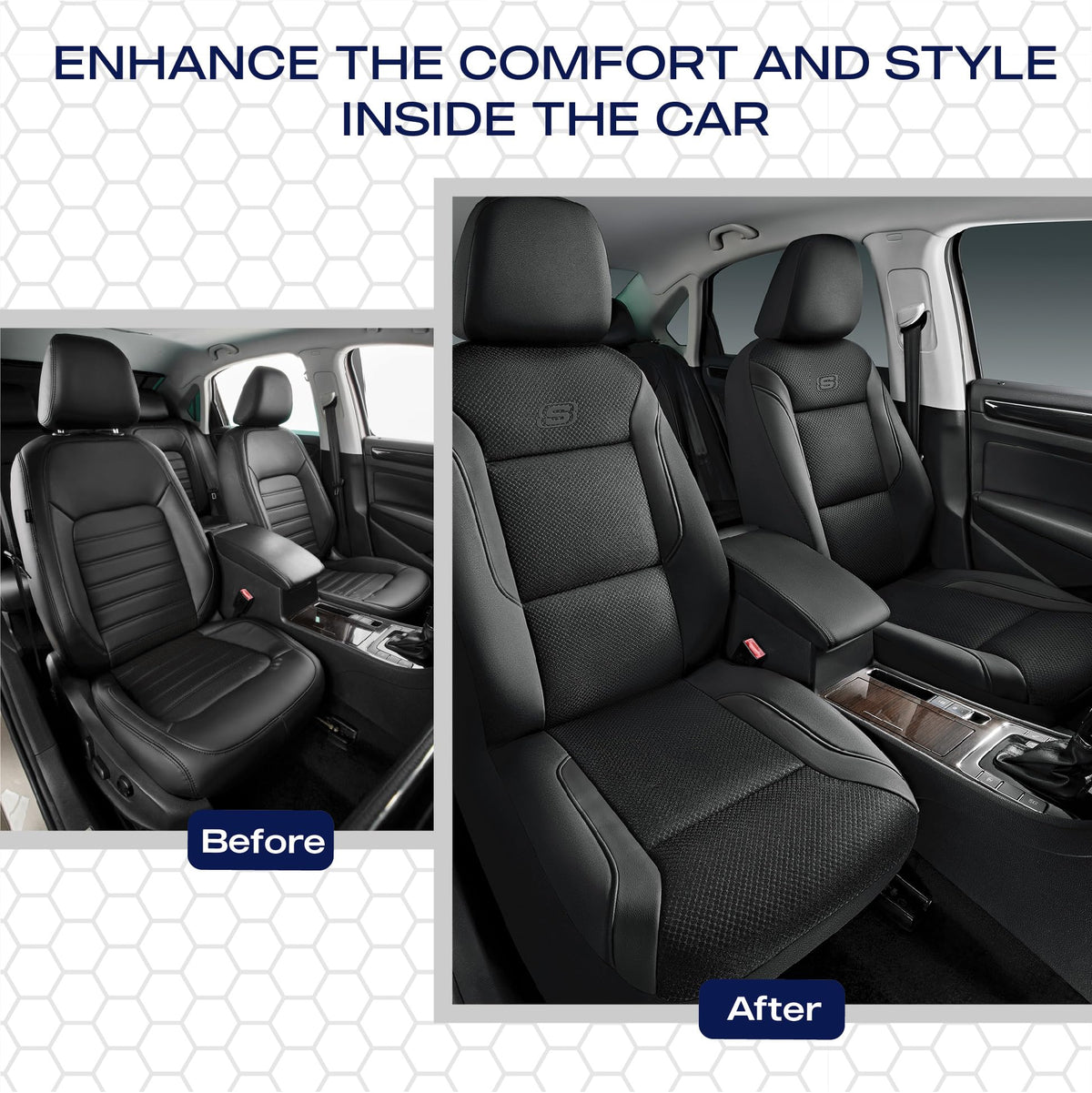 Skechers installed in SUV lifestyle scene showing improved interior comfort