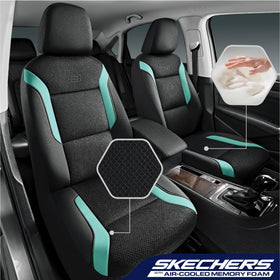Skechers memory foam close-up showing contouring support for pressure relief