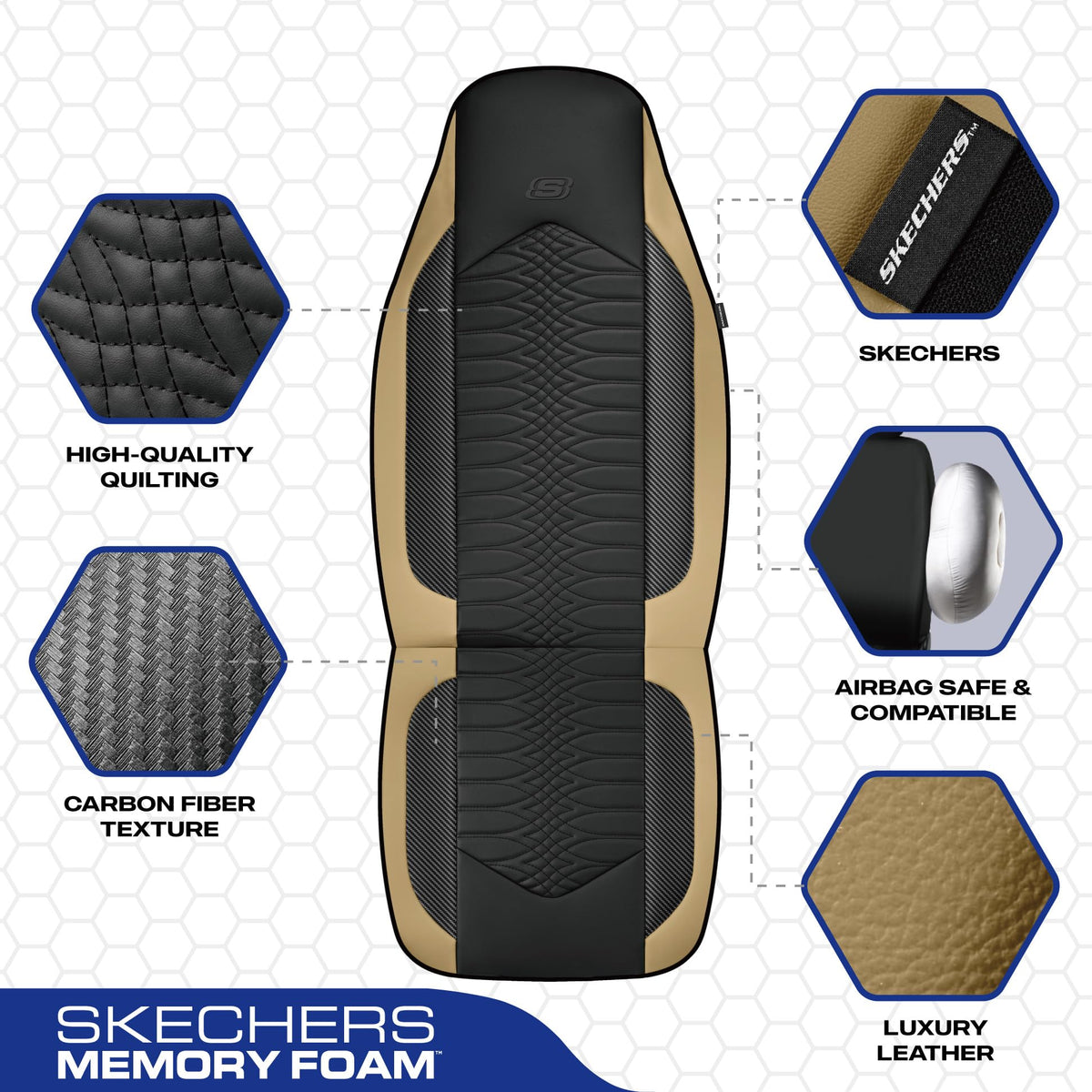 Skechers memory foam layer cross-section illustrating supportive cushioning