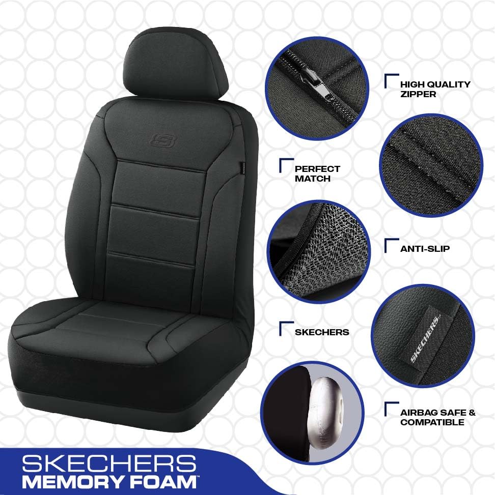 Skechers memory foam cross-section illustrating contouring support and pressure relief