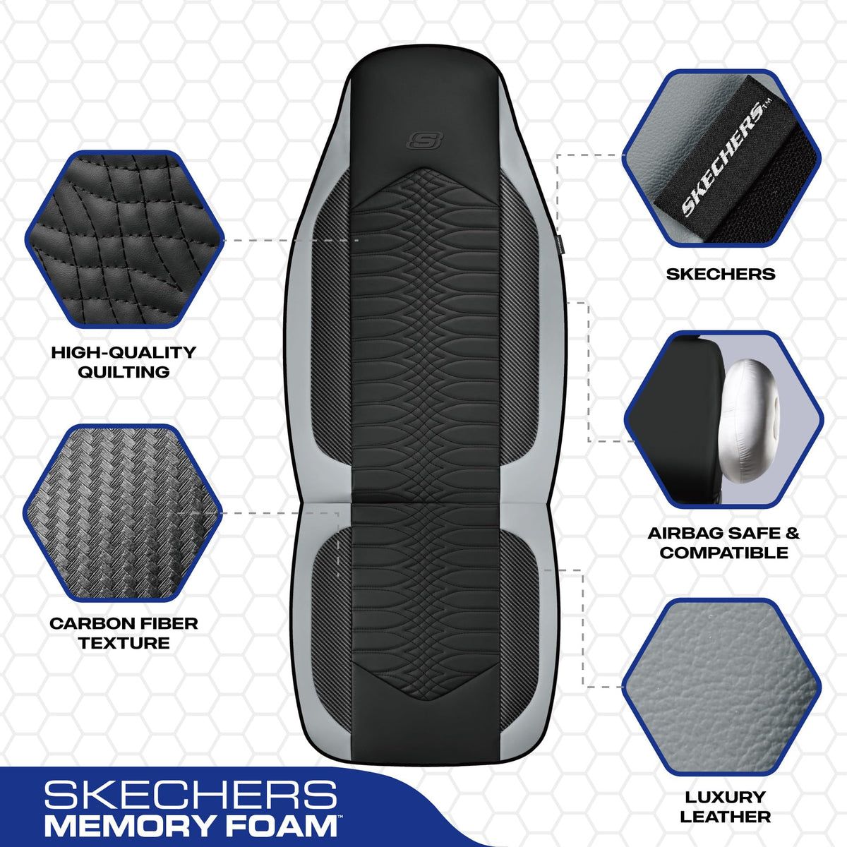Skechers memory foam cutaway reveals cushioning for extra comfort