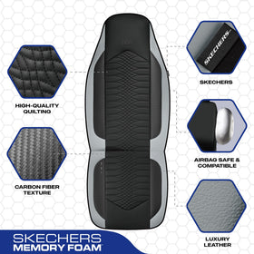 Skechers memory foam cutaway reveals cushioning for extra comfort