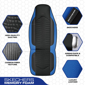 Skechers memory foam cutaway illustrating supportive cushioning benefit