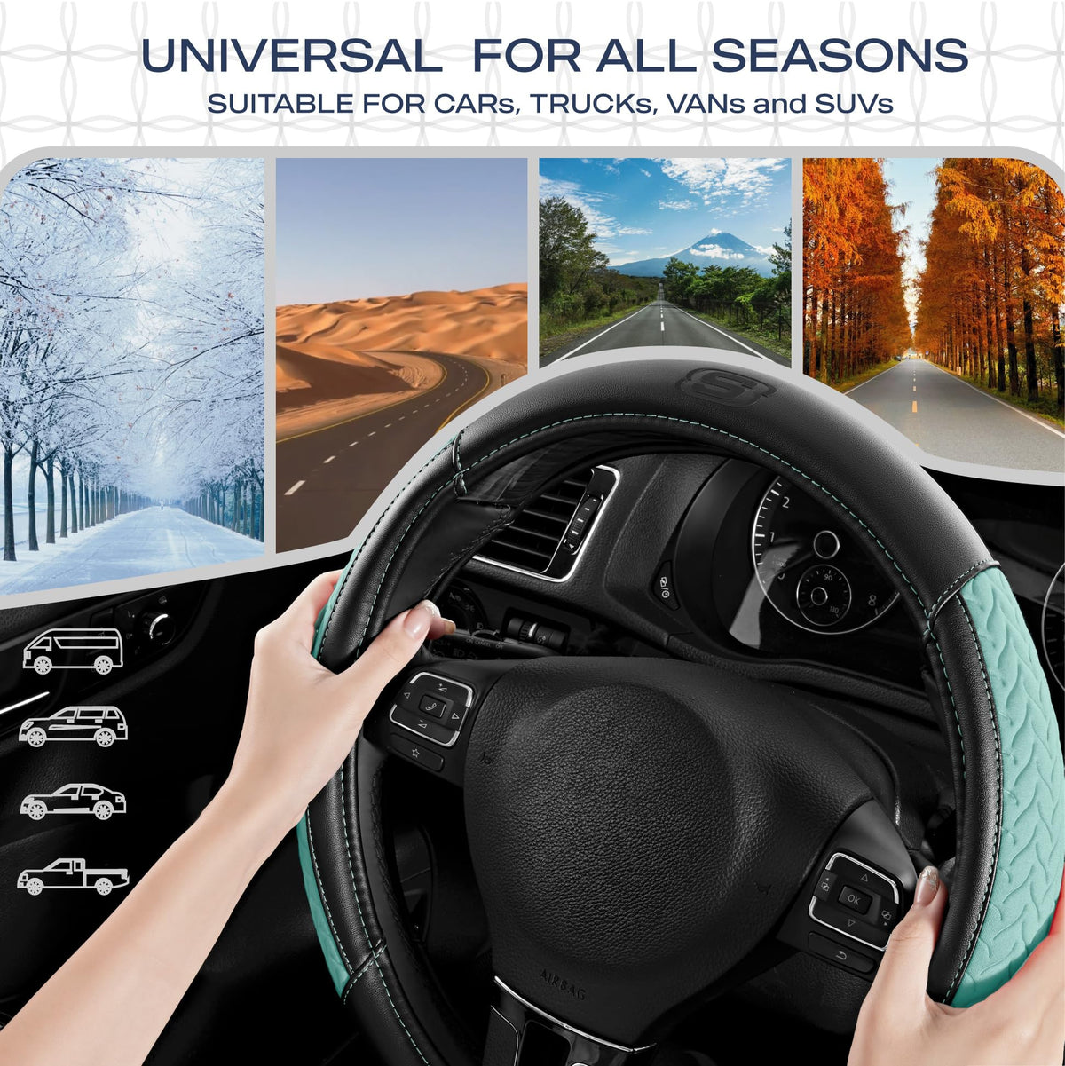 Skechers package and accessories shot showing ready-to-install convenience benefit