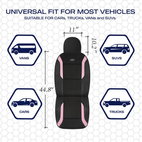 Skechers seat cover installed in SUV lifestyle scene enhancing cabin