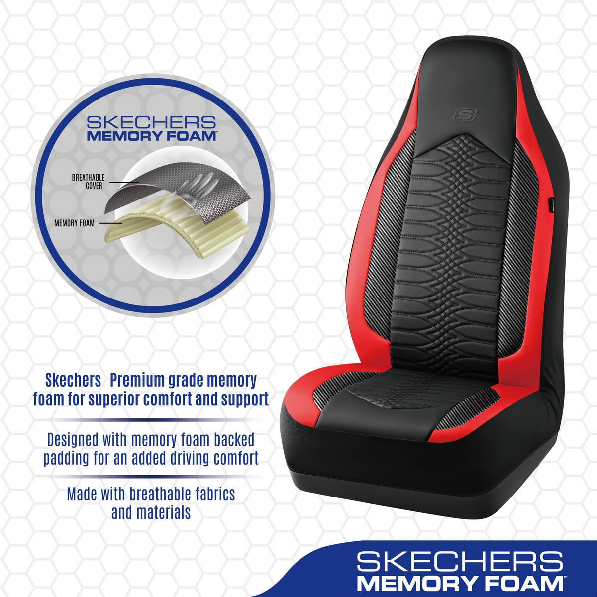 Skechers side airbag compatibility demonstrating safe deployment and reinforced seams