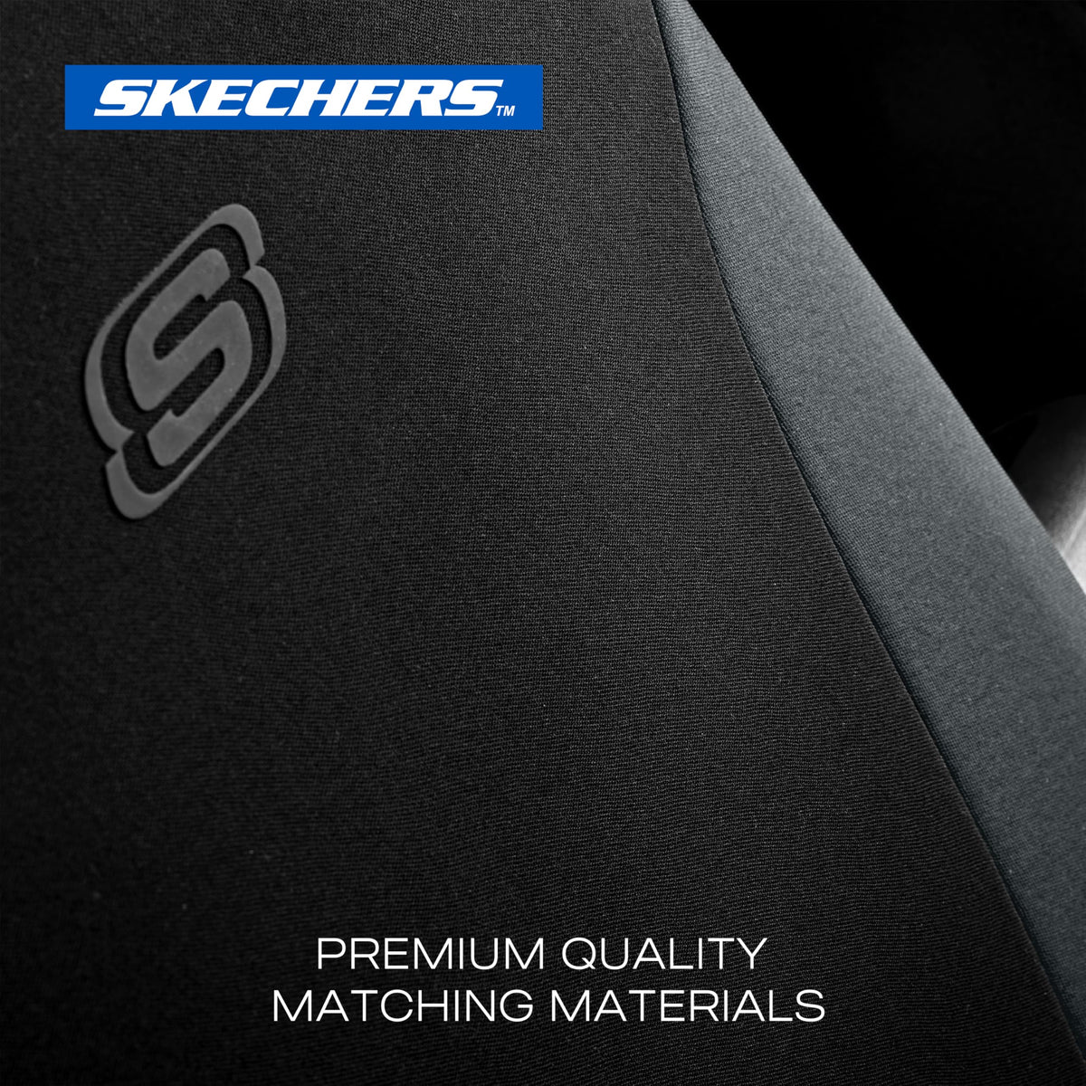 Skechers seam detail demonstrating airbag compatibility and safety