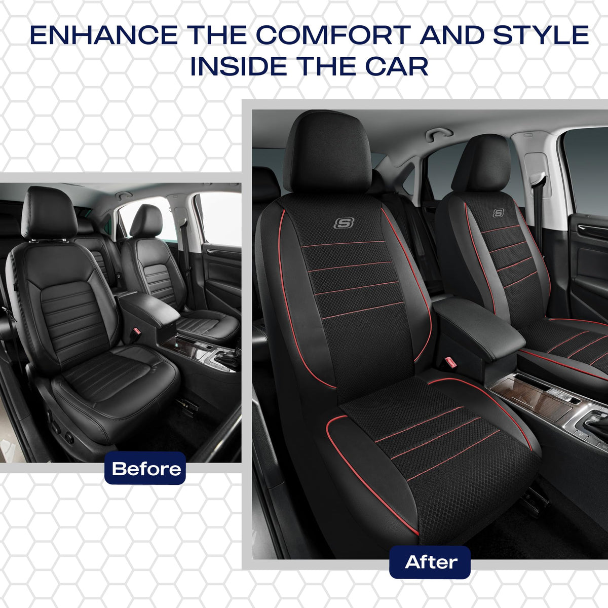 Skechers side airbag seam detail demonstrating compatible stitching, preserves safety function