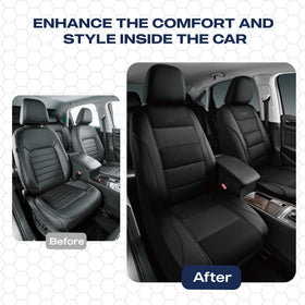Skechers size comparison showing cover scale on a car seat for universal fit