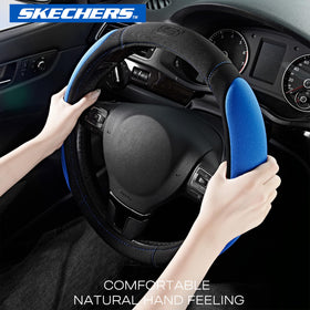 Skechers close-up of Lycra fabric texture displaying soft feel and comfortable touch