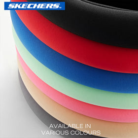 Skechers product packaging and label showing brand and universal compatibility details
