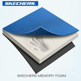 Skechers side profile showing memory foam thickness for cushioned hand support