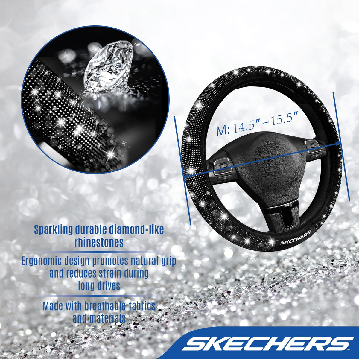 Skechers velvet texture close-up with hand showing comfortable grip and soft-touch comfort