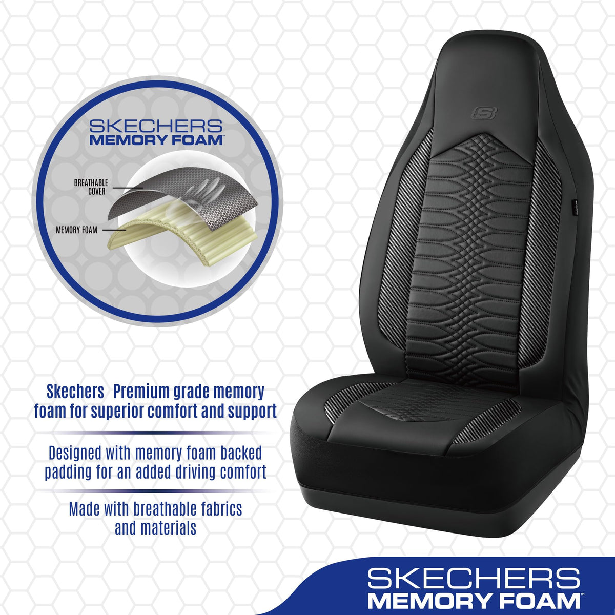 Skechers waterproof leather repelling a spill for easy cleaning and durability