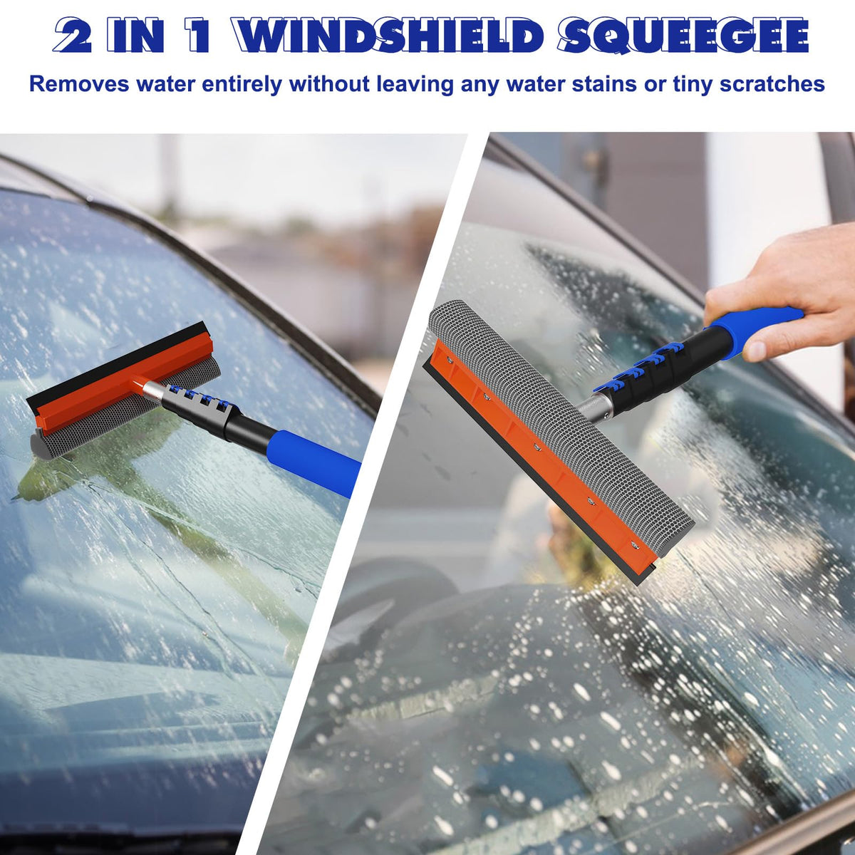 SKGPOLE kit in use cleaning an RV roof for safe high-reach maintenance