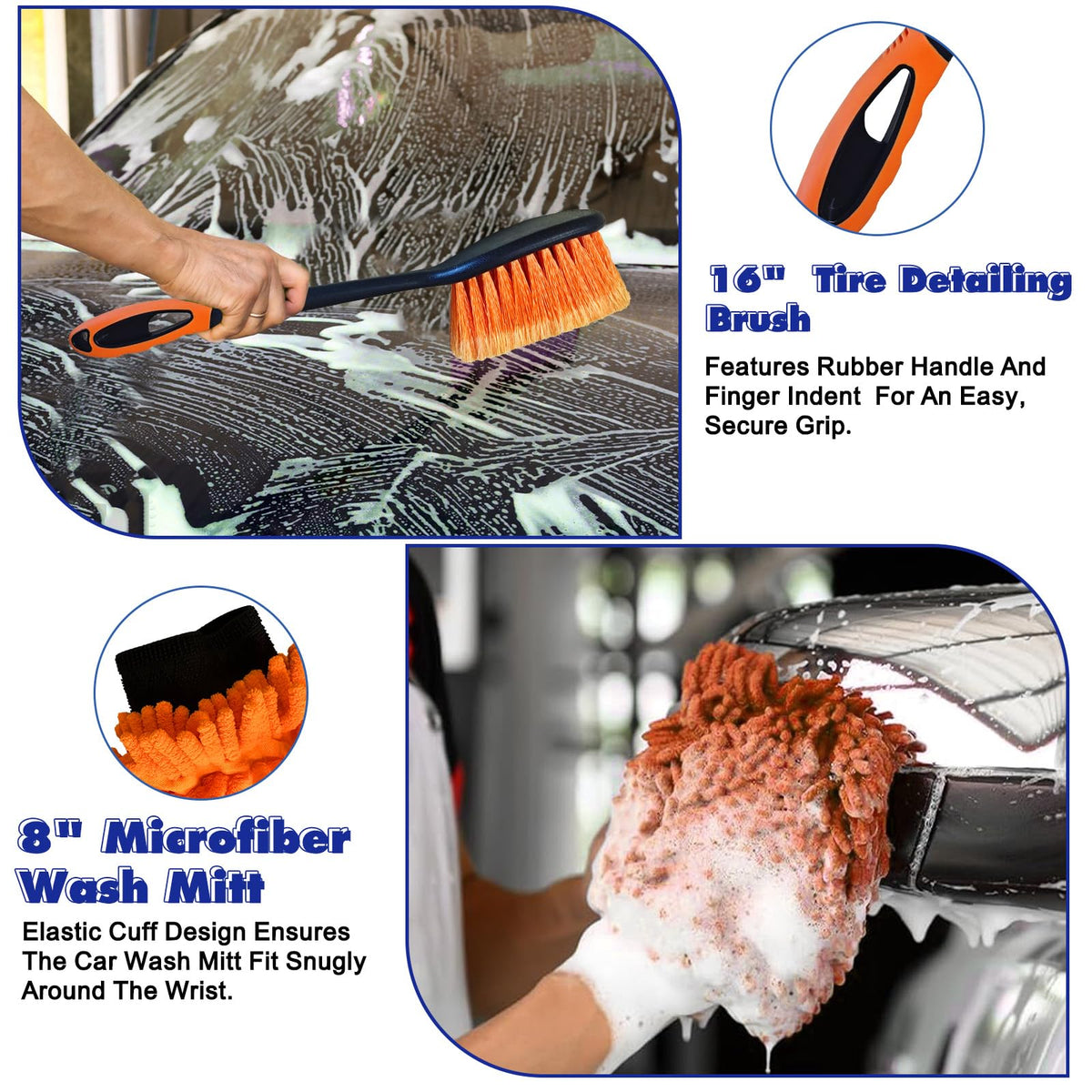 SKGPOLE squeegee and microfiber mop head ready for streak-free window cleaning