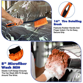 SKGPOLE squeegee and microfiber mop head ready for streak-free window cleaning