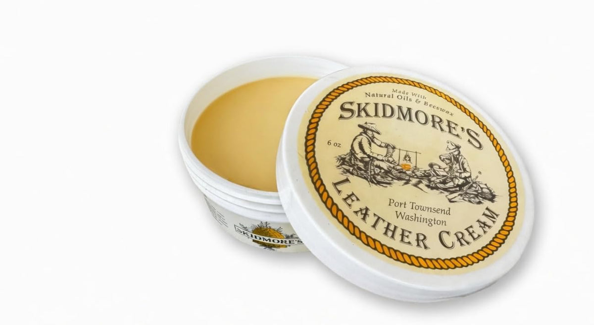 Skidmore's jar front label showing product and made in USA benefit
