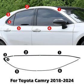 SKKYORO trims installed on Camry side profile showing sportier, cleaned-up look